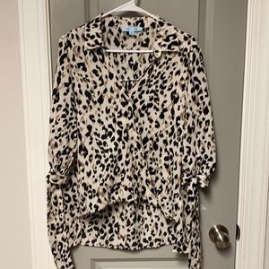 Leopard print blouse